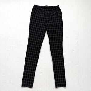 Sanctuary Black and White Checkered Skinny Pants
